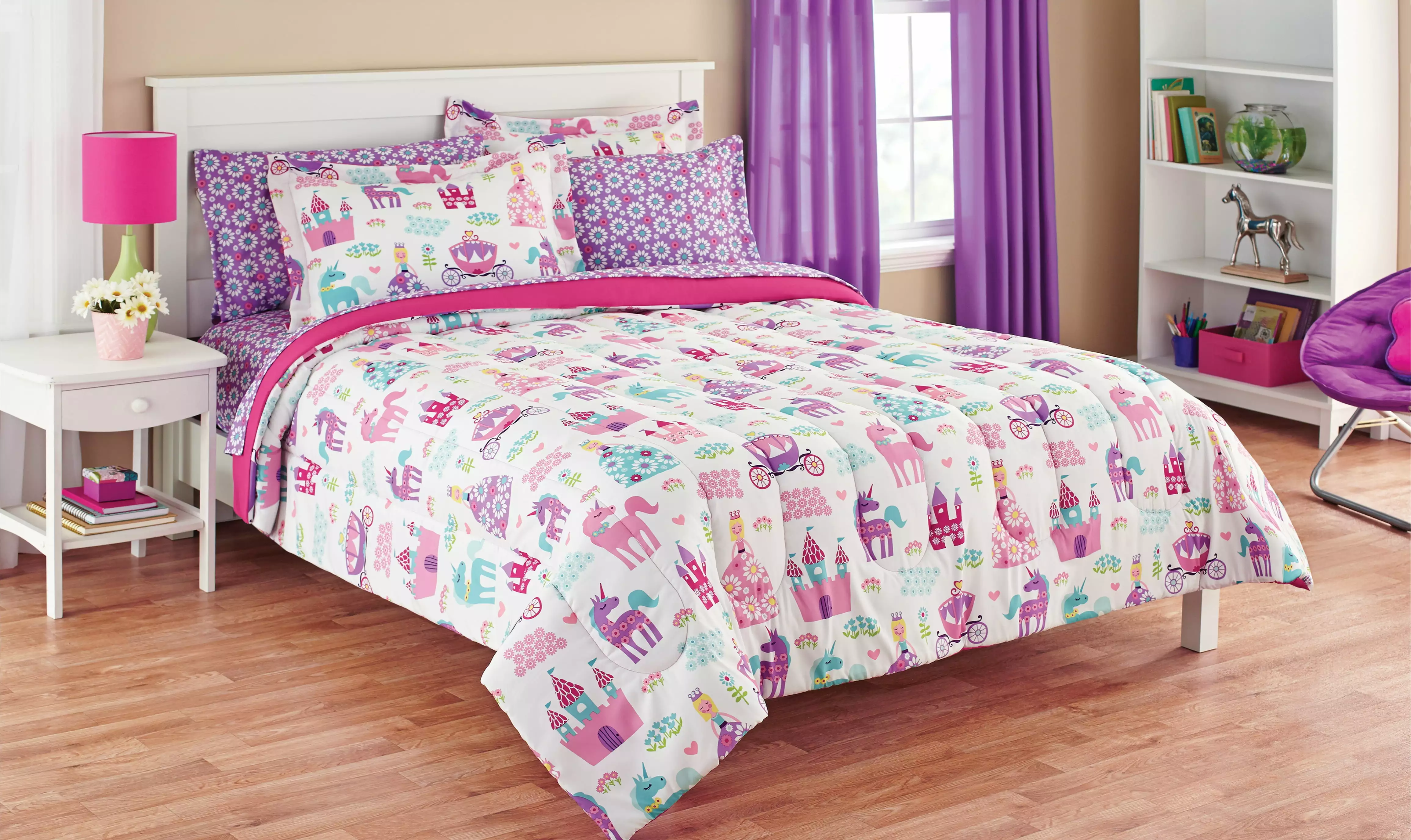 Your Zone Pretty Princess Bed-in-a-Bag Bedding Set