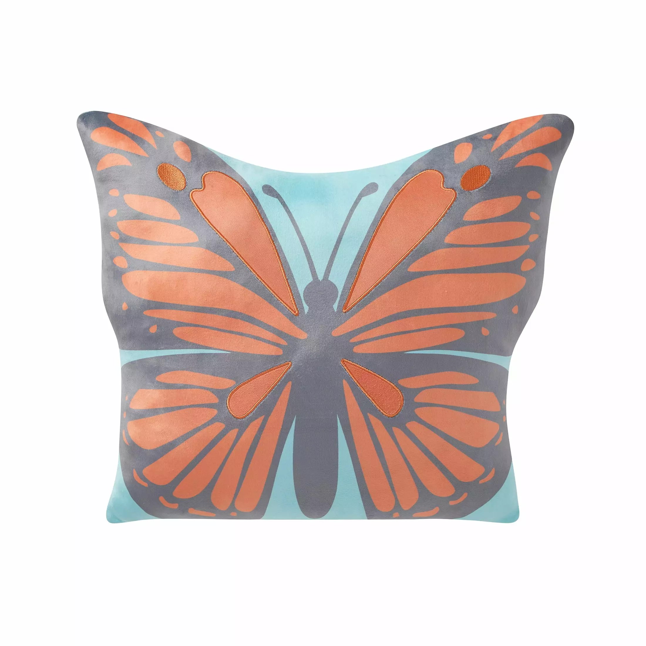 Your Zone Snuggly Pillow. Butterfly .18 x 18 Multicolor. Decorative