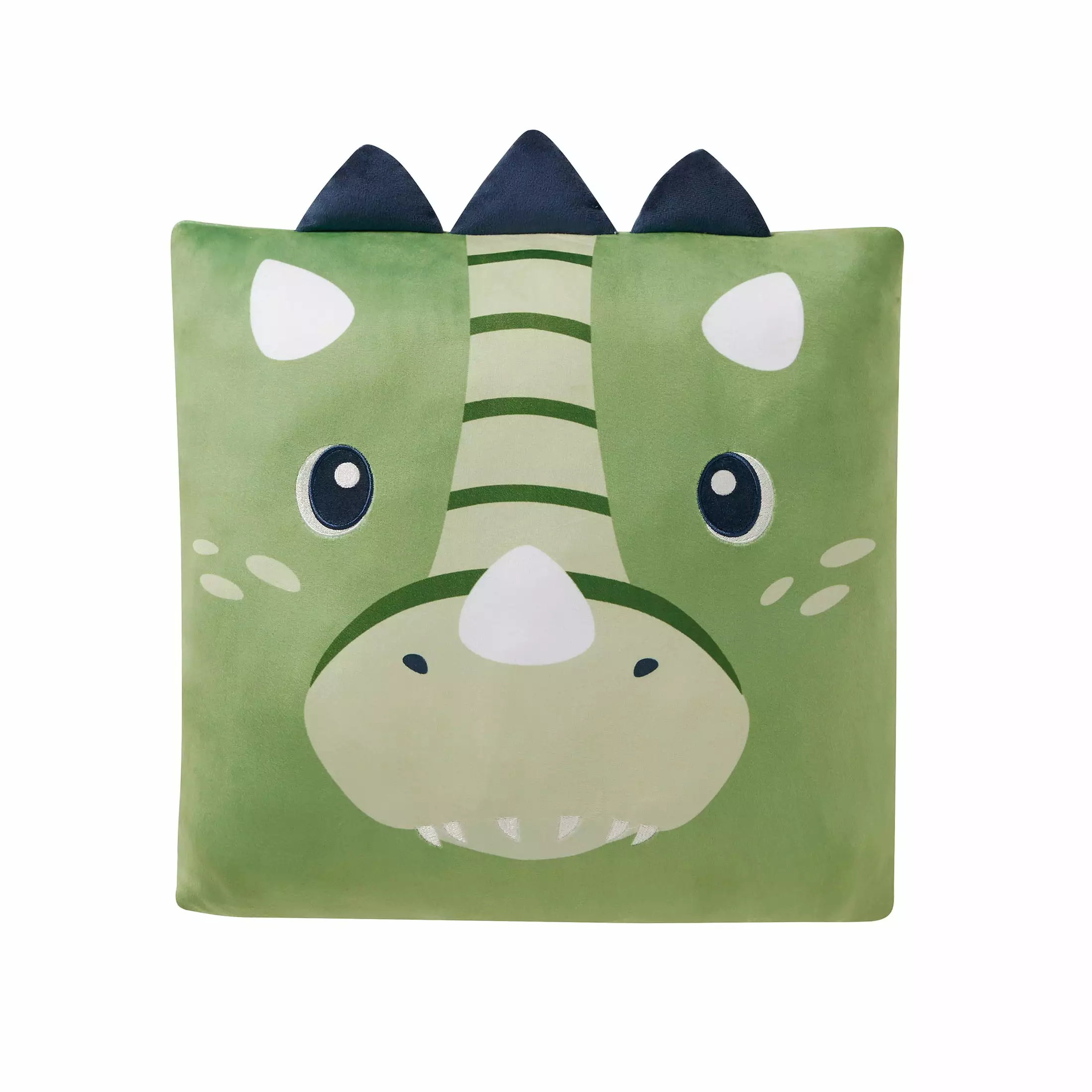 Your Zone Snuggly Pillow. Dino. Decorative. 18 x 18. Multicolor