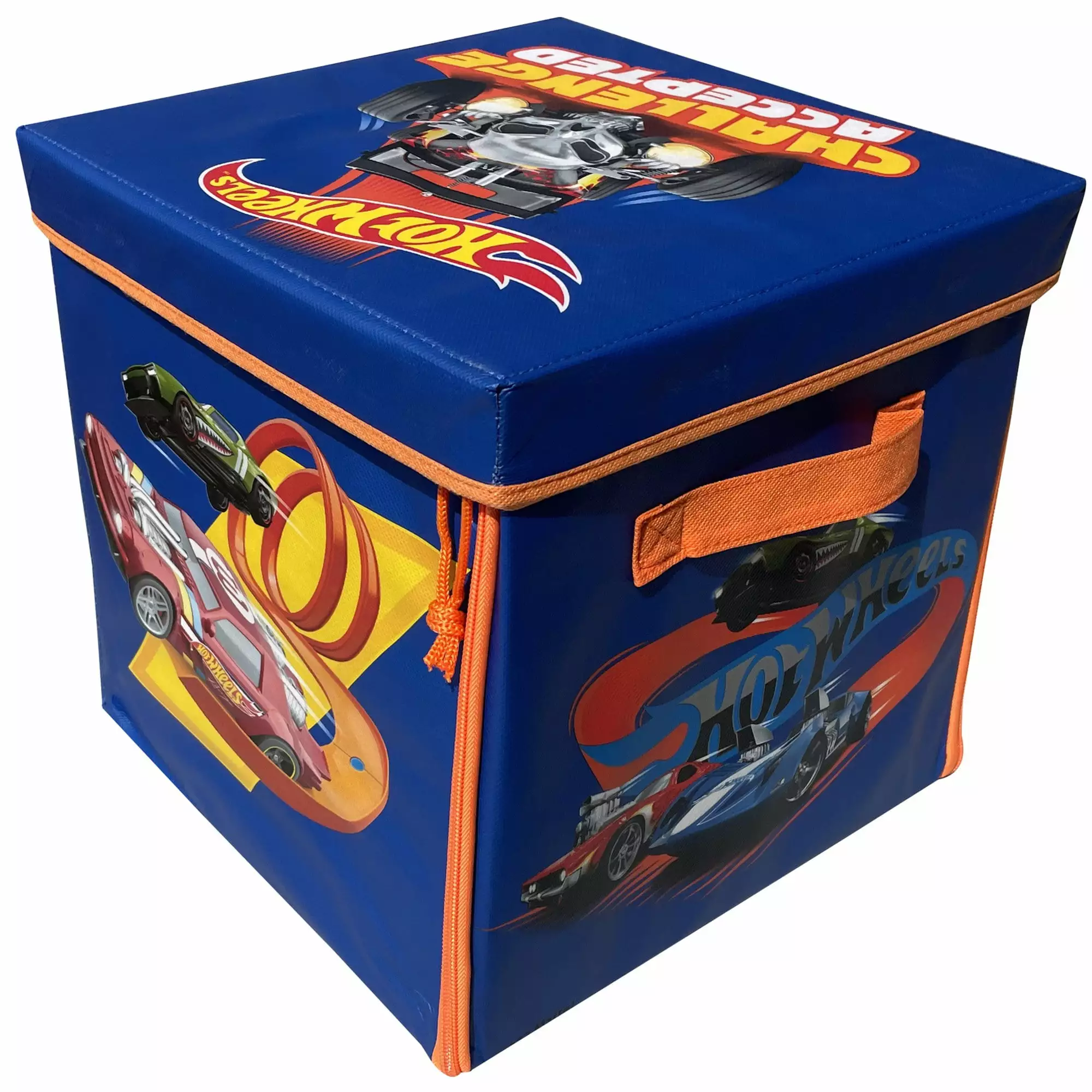 ZipBin Hot Wheels 300 Car Storage Cube & Playmat