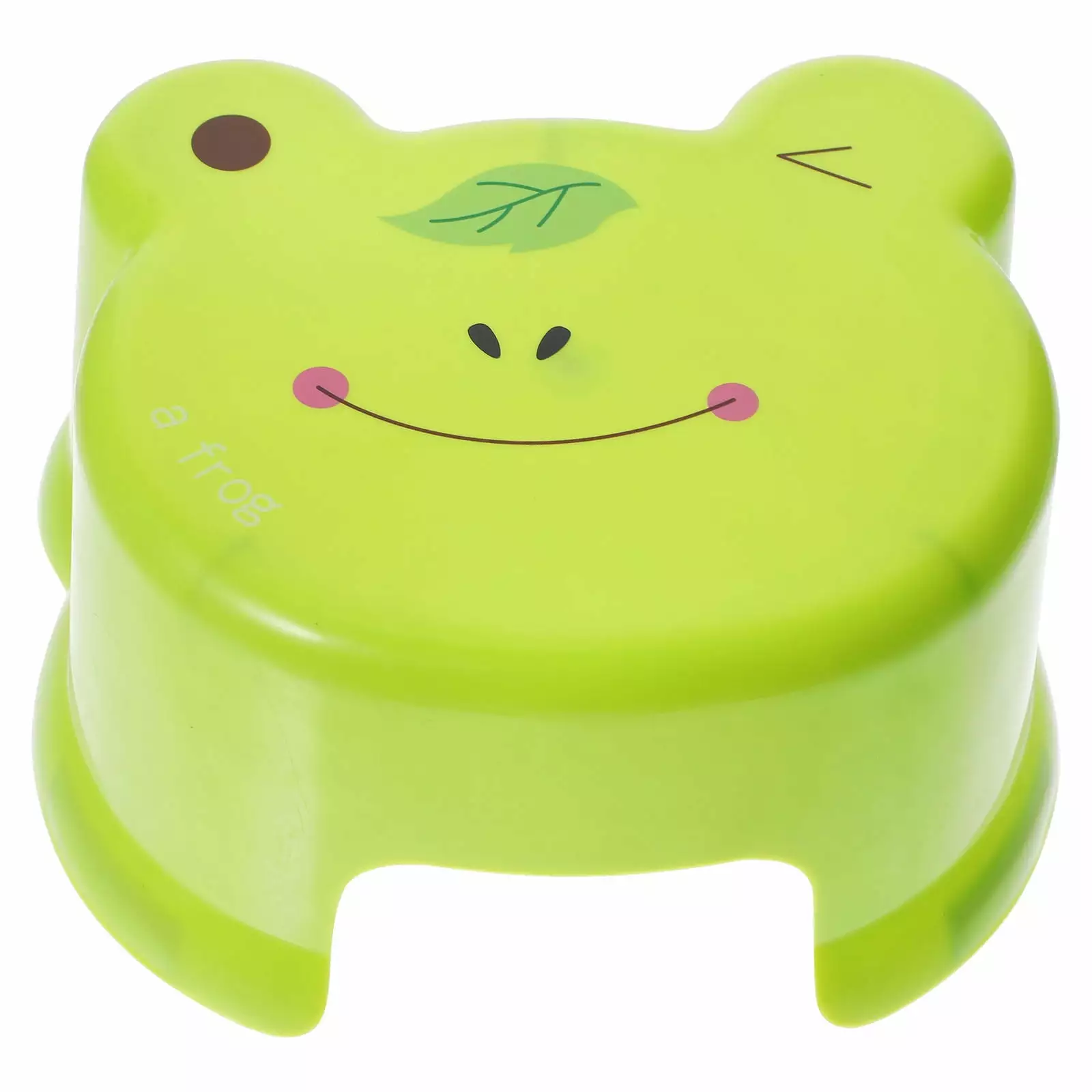 Zonh Plastic Foot Stool Cartoon Pattern Small Stool Step Stools for Living Room Bathroom