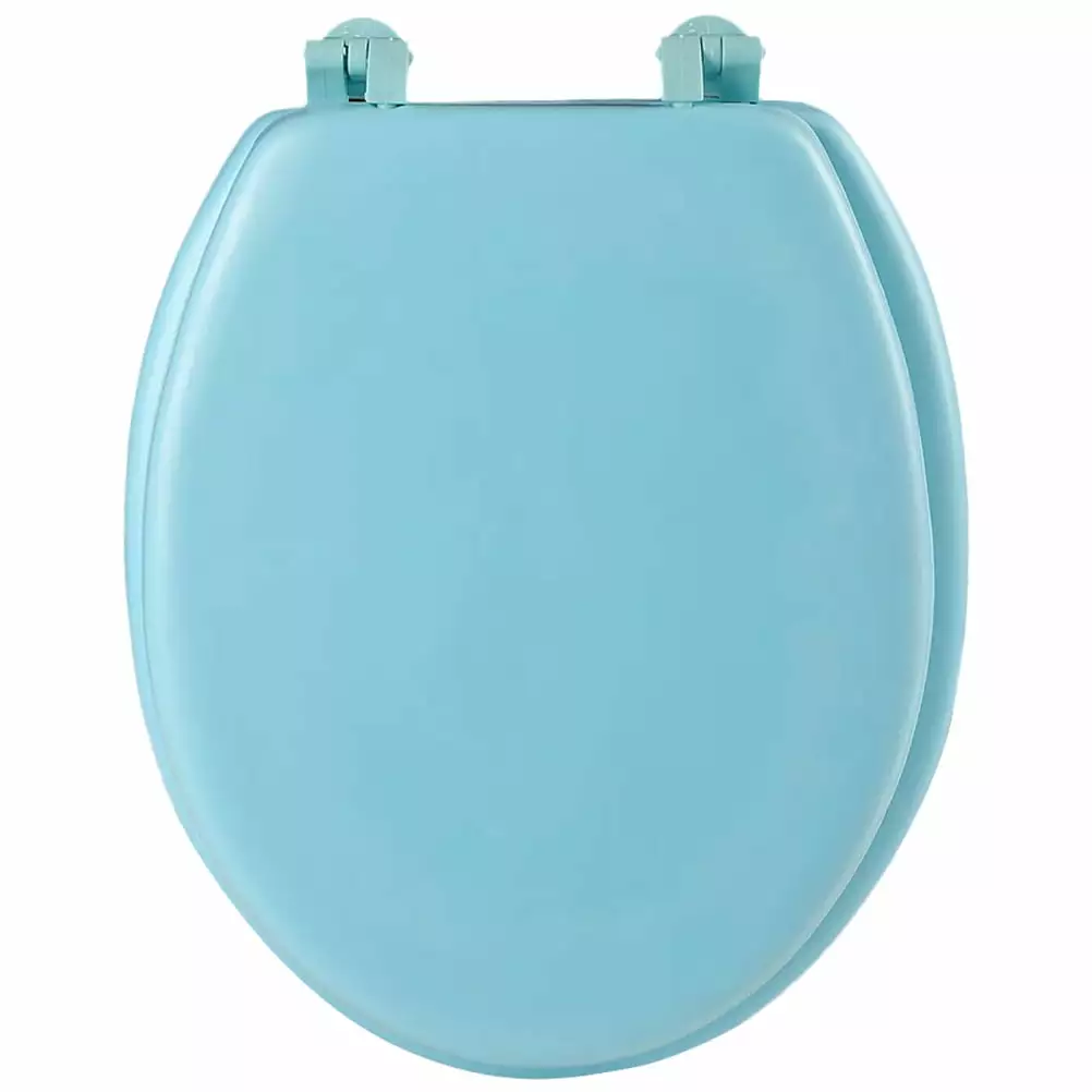 Zonh Toilet Seat Lid EVA Toilet Seat Cover Replacement Toilet Seat Bathroom Toilet Seat