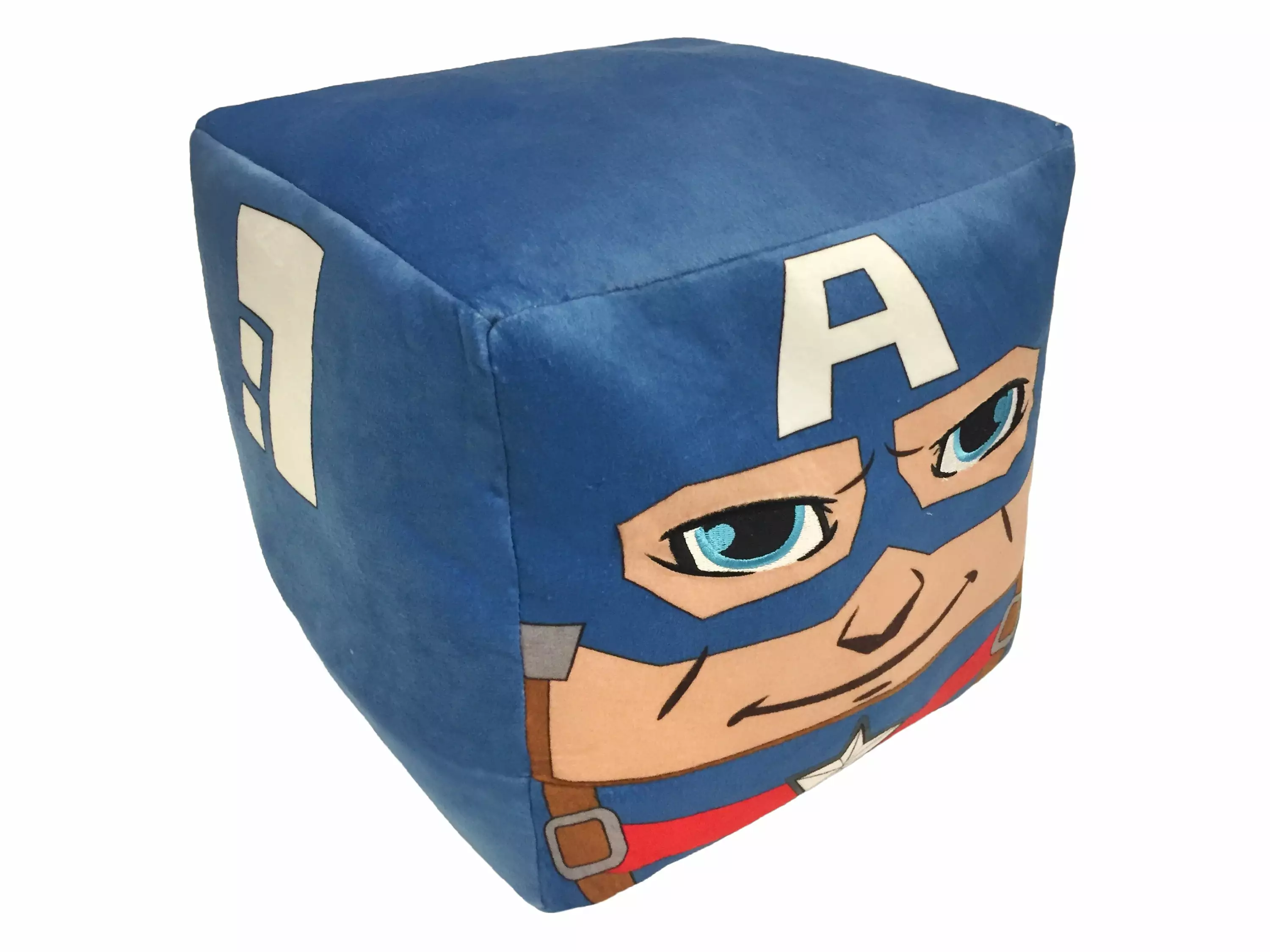 Captain America 12 x 12 Kid's Bedding Cube Pillow. 1 Each