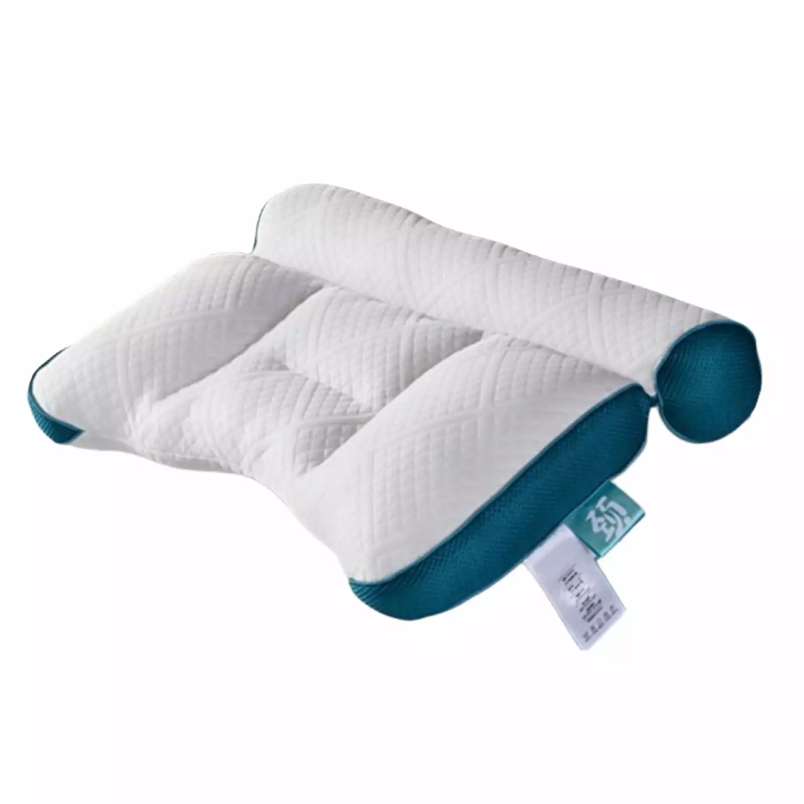 ergonomic pillow full size loft bed guest room essentials Ergonomic Pillow Support Comfortable Pillow Sleep Enhancing Support Comfort Pillow 15.7 ?? 23.6in*1 (Blue/black)