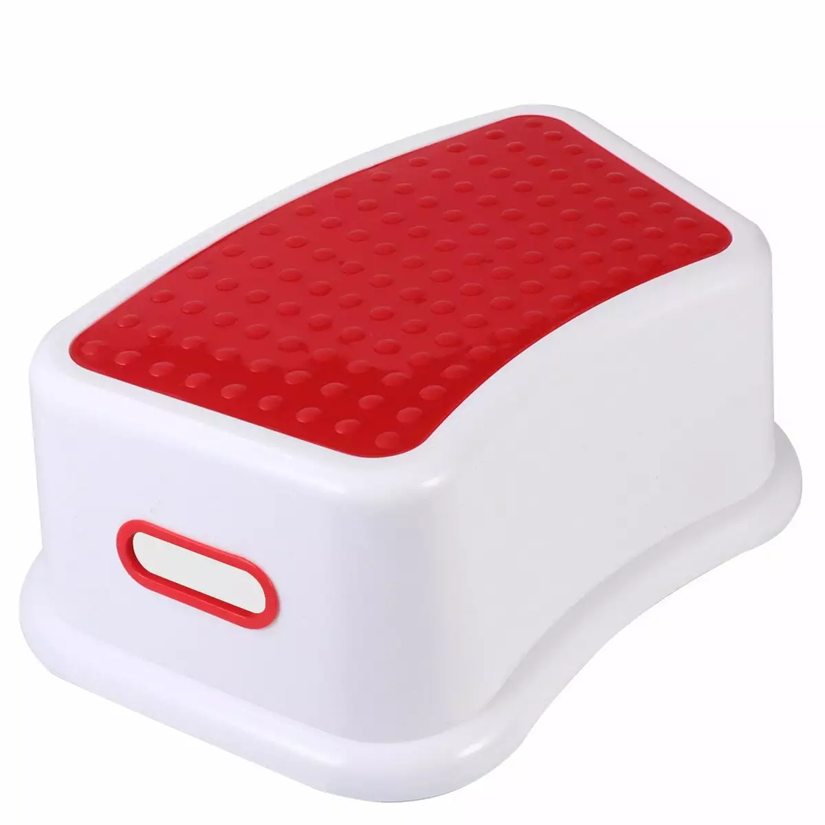 1PC Multifunctional Plastic Stool Small Stool Lightweight Footstool Portable Stool for Babies Kids Children (Red)