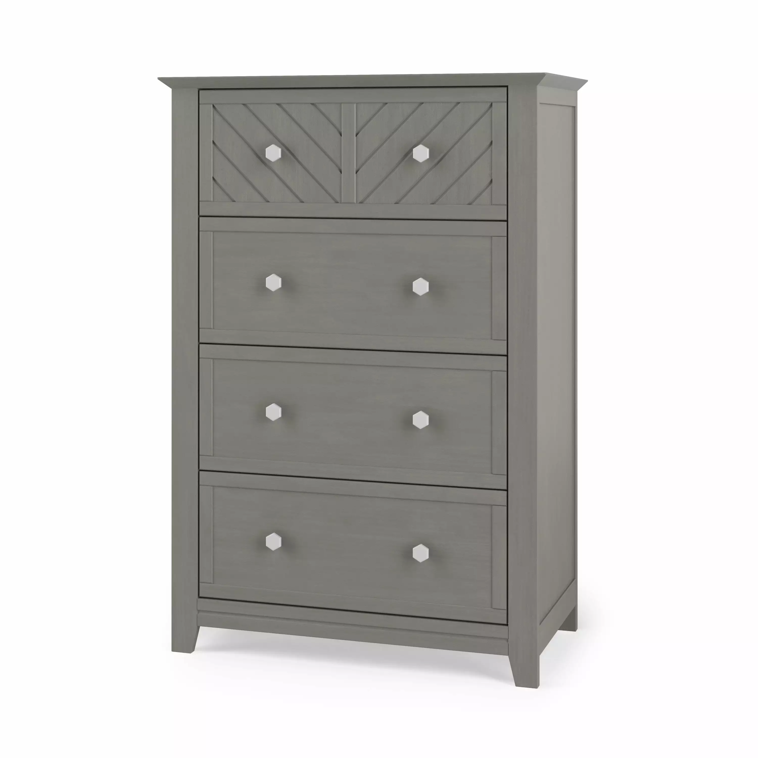 Child Craft 4-Drawer Chest Atwood. Lunar Gray