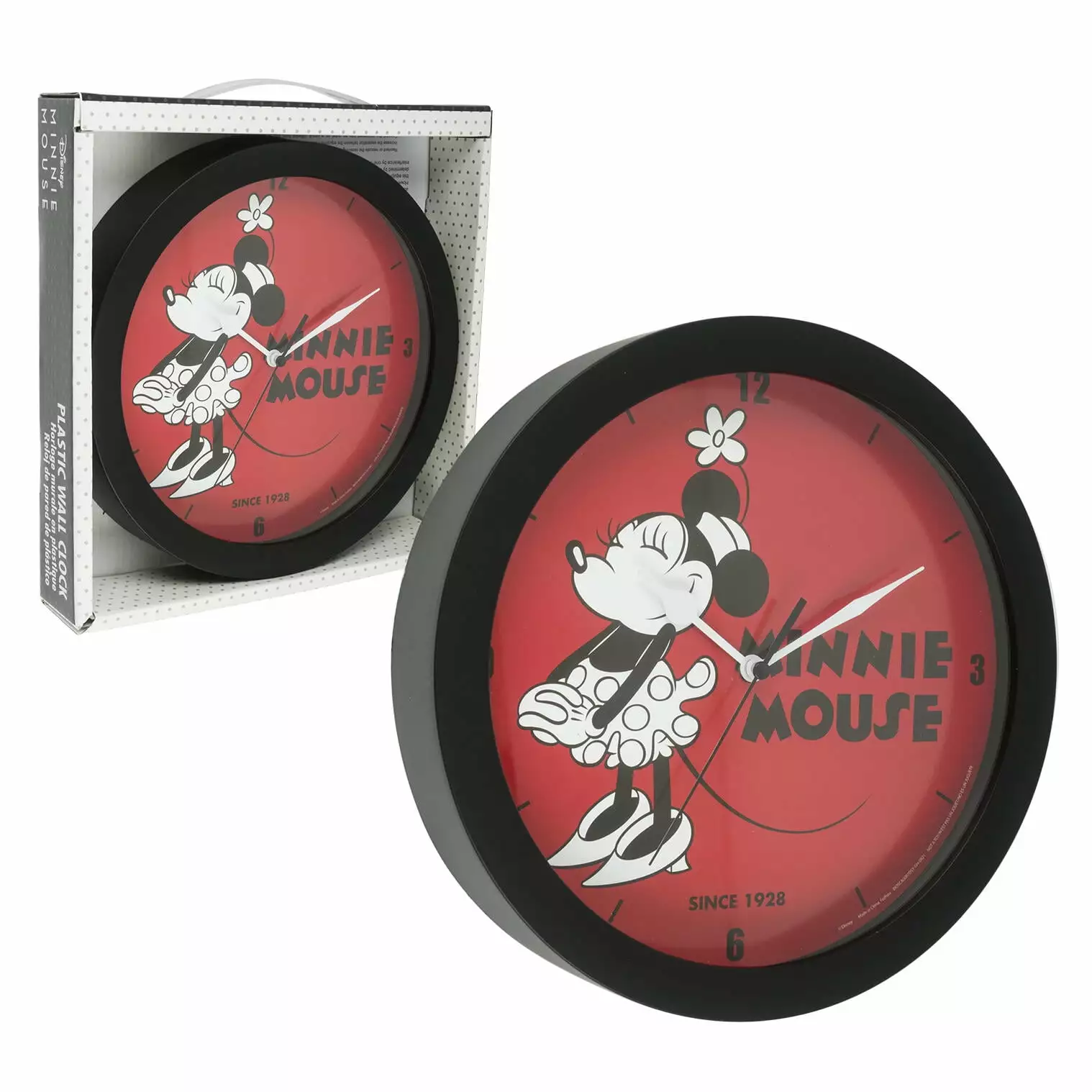 Disney Minnie Mouse Wall Clock- 9.5