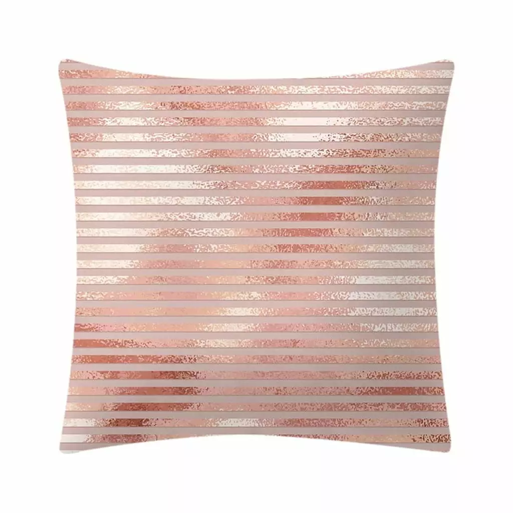 hoksml Christmas Clearance Deals Home Supplies Rose Gold Pink Cushion Cover Square Pillowcase Home Decoratio Bedding