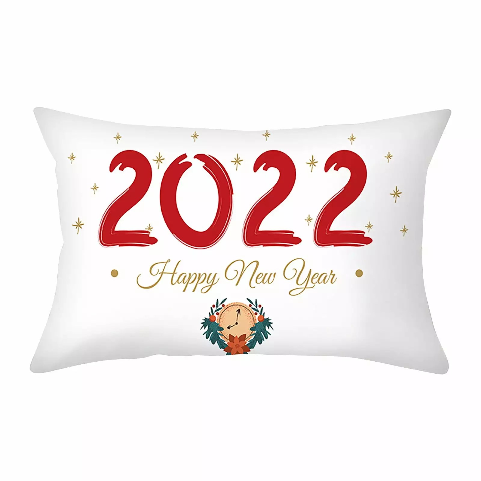 iOPQO Christmas Pillow Covers Throw Pillow Covers Christmas Waist Pillow Cover Peach Skin Pillow Print Home Pillow Cover Living Room Sofa Cushion Cover Christmas Decorations