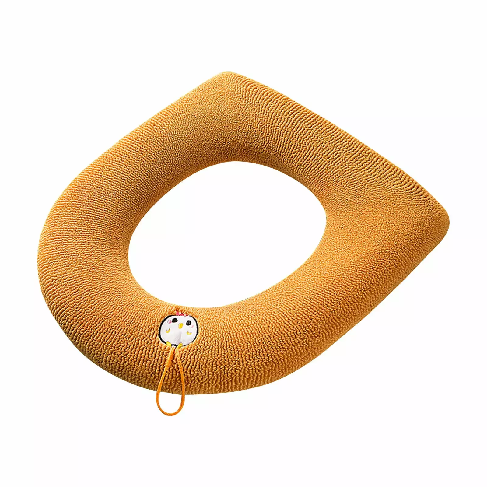 tangyuanzzz Carpet Bathroom Protective Cover Toilet Soft Warmer Full-Shaped Toilet Seat Cushion Warm Pad